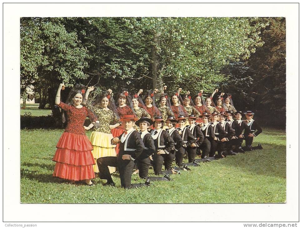 Cp, 86, Vouillé-a-Bataille, Danseuses Et Danseurs Du Groupe Folklorique "Les Catalans" - Vouille