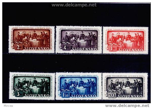 C1278 - Slovaquie 1942 -  Yv.no.77/82 Neufs** - Nuevos