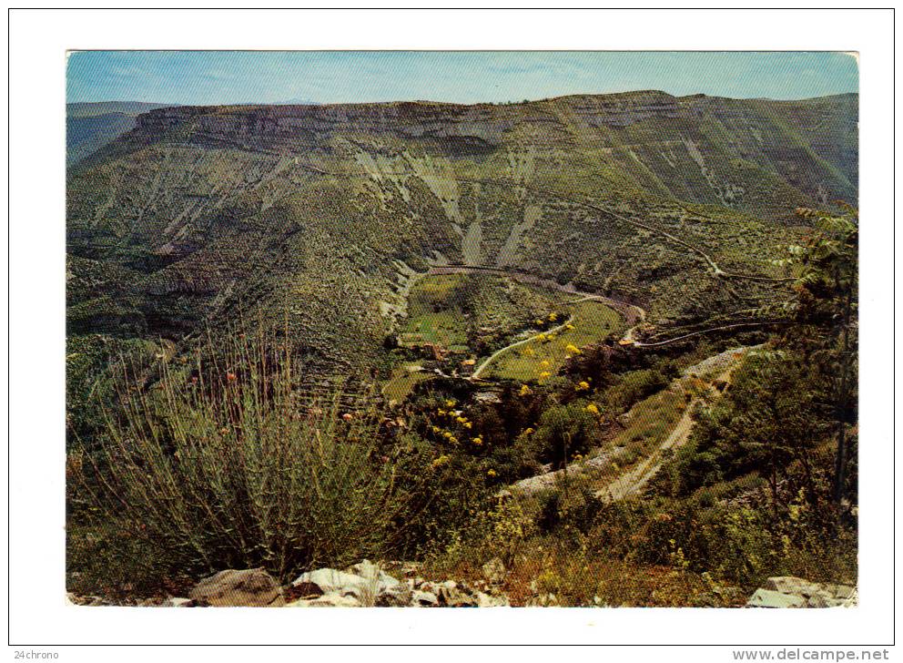 Le Massif De L´ Aigoual, Haut Languedoc: Le Cirque De Navacelles Par Blandas Pres Du Vigan (12-2031) - Autres & Non Classés