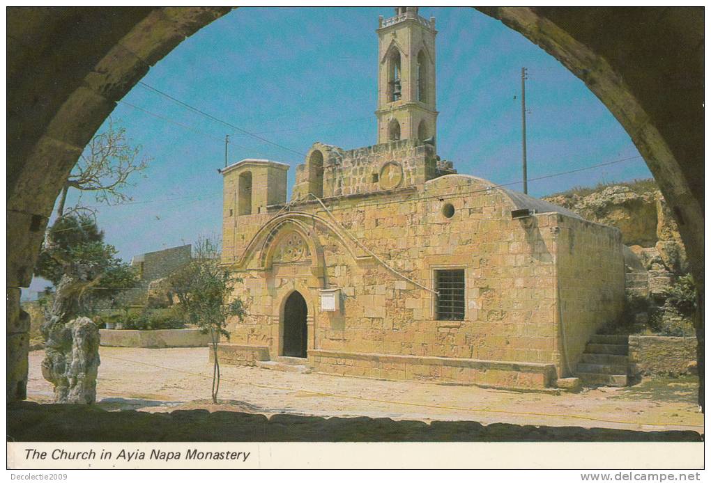 ZS32868 Cyprus The Church In Ayia Napa Monastery Used Perfect Shape Back Scan At Request - Chypre