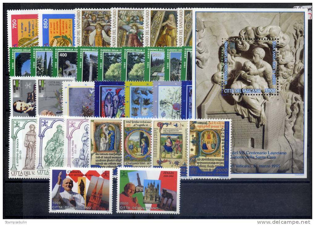 1995 COMPLETE YEAR PACK MNH ** - Años Completos