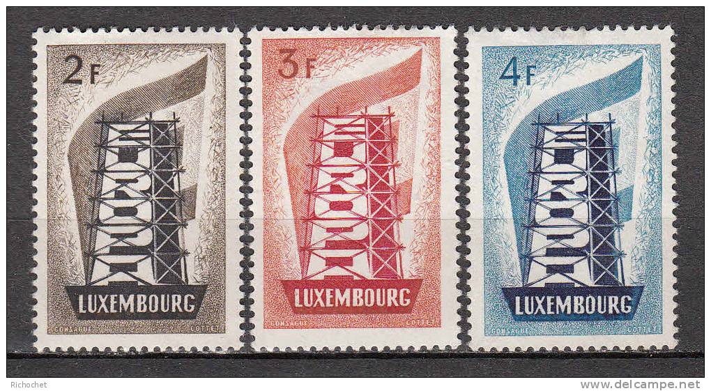 Luxembourg 514 à 516 * - Neufs