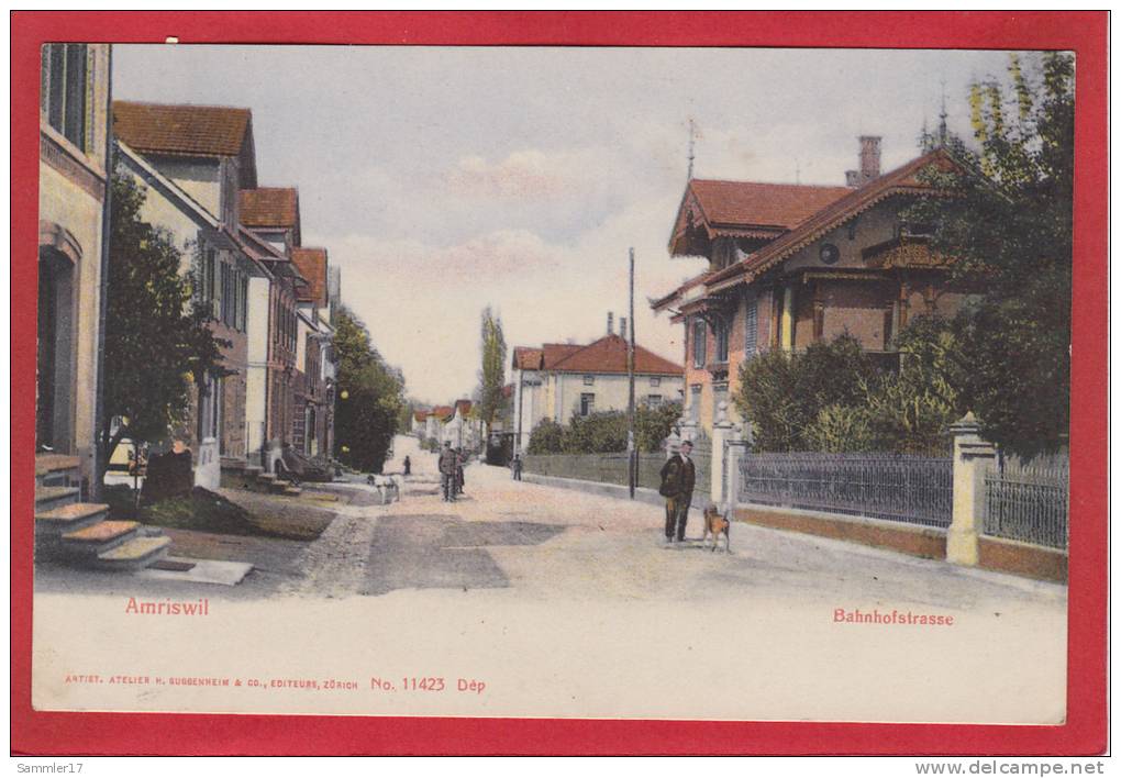 AMRISWIL BAHNHOFSTRASSE 1908 - Amriswil
