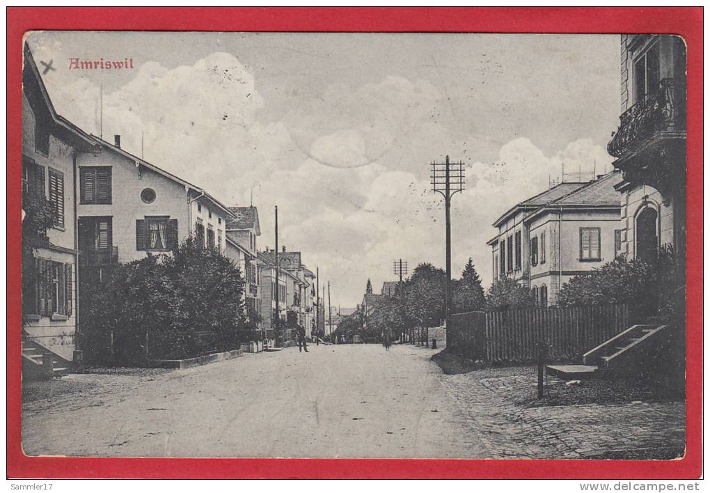 AMRISWIL STRASSENANSICHT 1908 - Amriswil