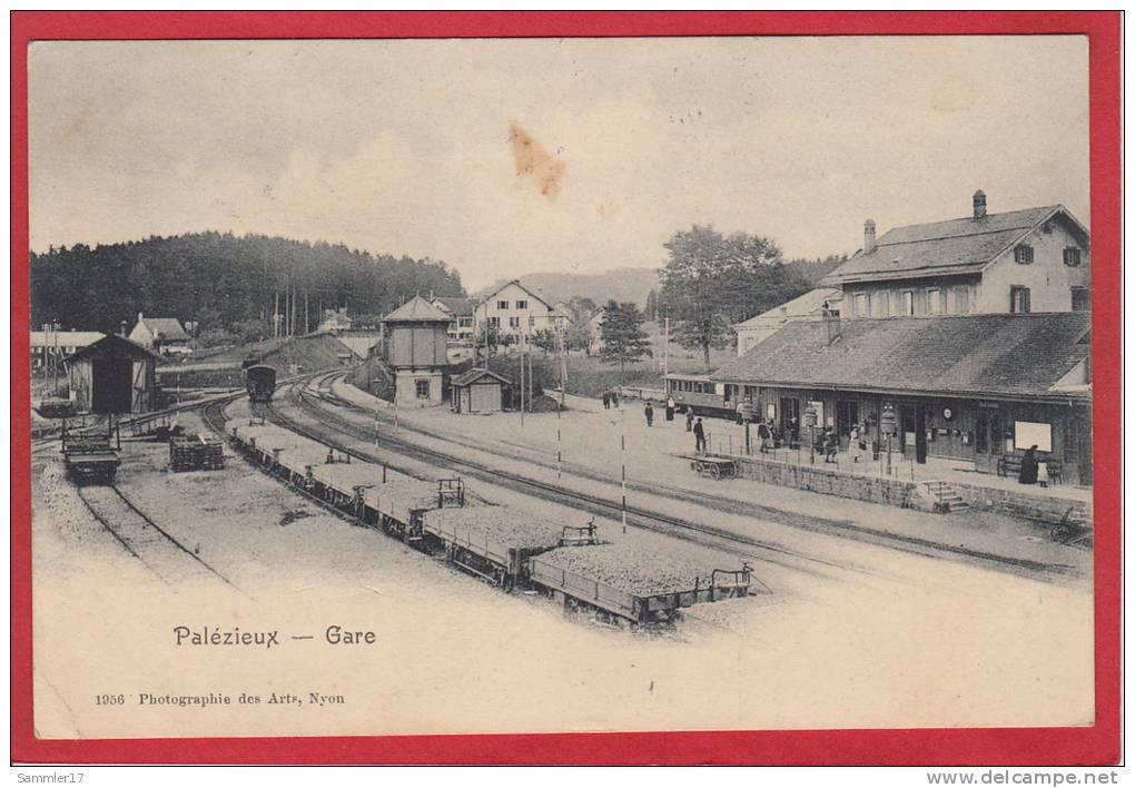 PALÉZIEUX LA GARE, BAHNHOF, STATION - Palézieux