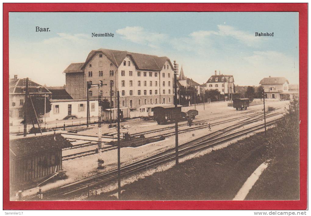 BAAR NEUMÜHLE, BAHNHOF, GARE, STATION - Baar