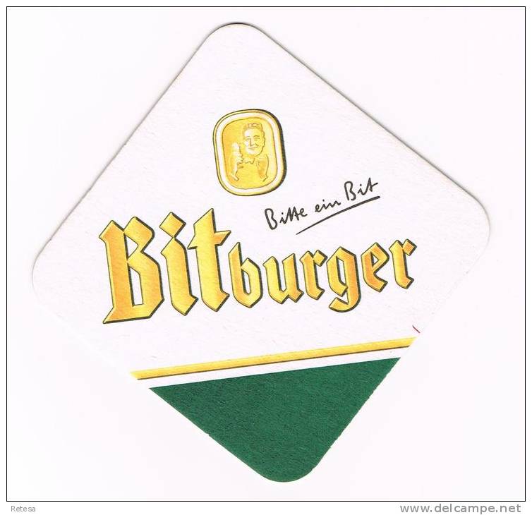 DUITSLAND   BIERVILTJE  BITBURGER  BITTE EIN BIT - Sous-bocks