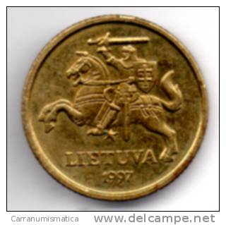 LITUANIA 10 CENTU 1997 - Lituania