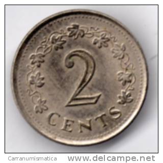 MALTA 2 CENTS 1982 - Malte