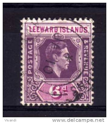 Leeward Islands - 1942 - 6d Definitive (Ordinary Paper)  - Used - Leeward  Islands