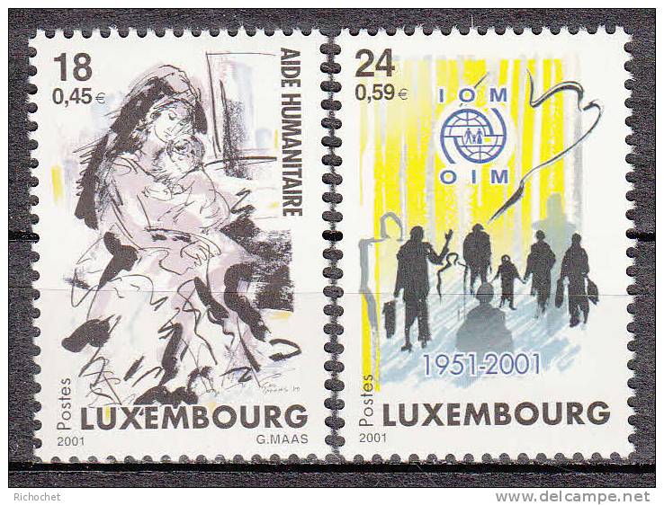 Luxembourg 1485 à 1486 ** - Nuovi
