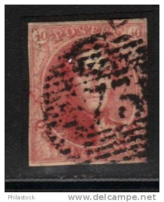 BELGIQUE N° 5 Obl. Papier épais - 1849-1850 Medaillen (3/5)