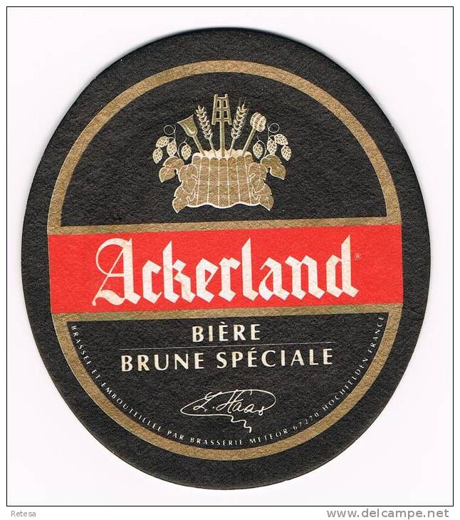 FRANKRIJK  BIERVILTJE  ACKERLAND  BIERE SPECIALE - Bierviltjes