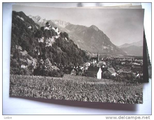 Liechtenstein Vaduz Schloss Und Stadt - Liechtenstein