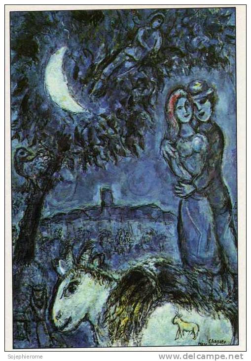 Marc Chagall Judaïca "Paysans De Vence" Né à Vitebsk Mort à Saint-Paul-de-Vence - Autres & Non Classés