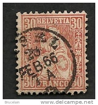 SUISSE -  N°  38 -  Y & T -  O - Used Stamps