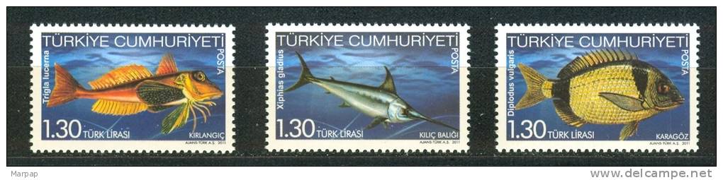 Turkey, Yvert No 3555/3557, MNH - Neufs