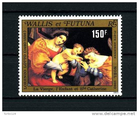 WALLIS FUTUNA 1980 PA N° 107 ** Neuf = MNH Superbe Cote 4.60 € Noël Christmas.Peintures Paintings Lotto - Ongebruikt