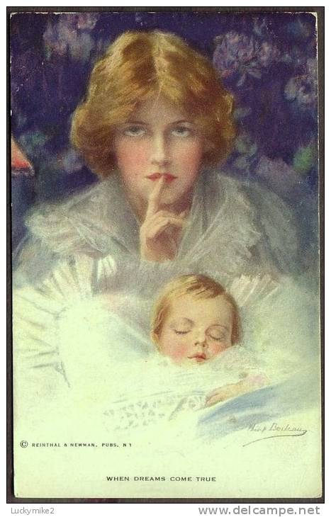 "When Dreams Come True"  Illustrated By  'Philip Boileau',   C1910.     G-118 - Boileau, Philip