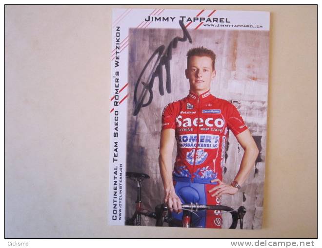 CYCLISME CICLISMO WIELRENNEN RADSPORT : JIMMY  TAPPAREL SAECO SOMERS 2005 - Cycling