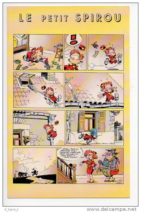 Ref 67 Cpm BD Le Petit Spirou Biscuiterie Nantaise B.N. 1993 - Comicfiguren