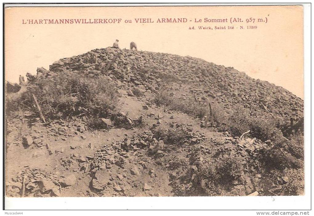 L HARTMANNSWILLERKOPF OU VIEIL ARMAND - LE SOMMET - Ferrette