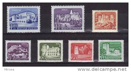 Hongrie 1960 - Yv. No. 1395-401 Neufs** - Nuevos