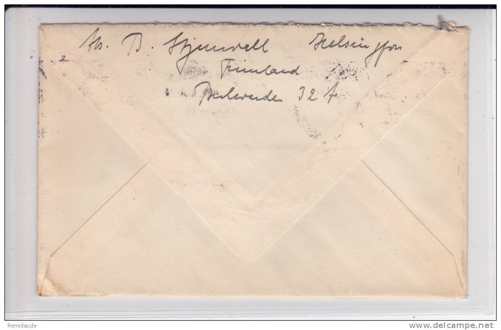 FINLAND - 1938 - ENVELOPPE Par AVION De HELSINKI => HALLE (GERMANY) - Lettres & Documents