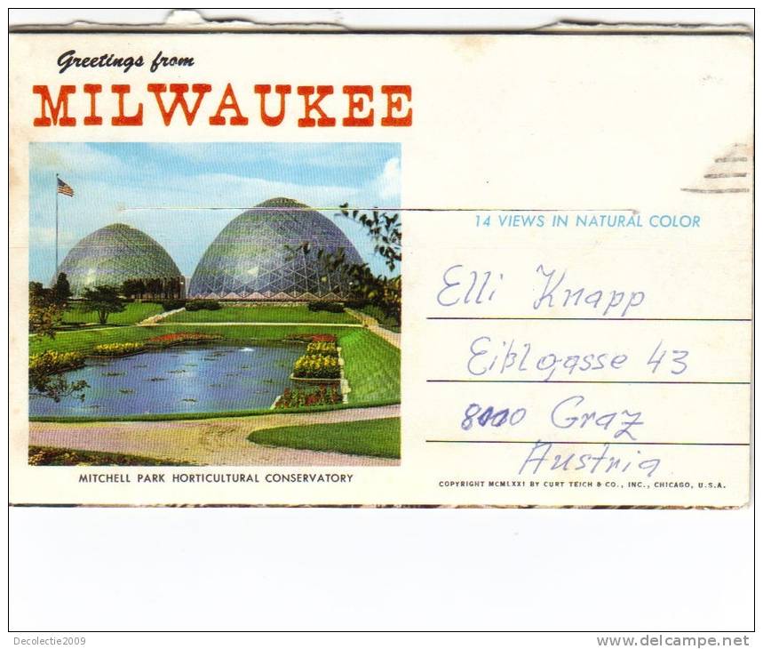 B69958 Milwaukee 14 Cards Used Perfect Shape 2 Scans - Milwaukee