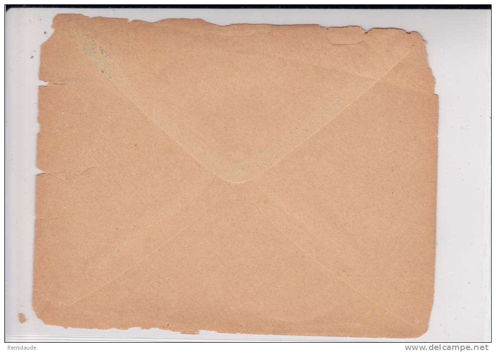 NORVEGE - RARE ENVELOPPE ENTIER POSTAL PRIVE NEUVE - MAUVAIS ETAT - Lokale Uitgaven