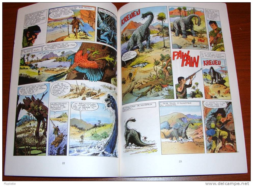 Bob Morane Les Chasseurs De Dinosaures Vernes Coria Éditions Le Lombard Publicitaire Fina 1984 - Bob Morane