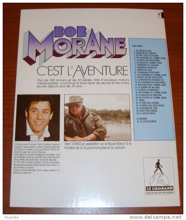 Bob Morane Les Chasseurs De Dinosaures Vernes Coria Éditions Le Lombard Publicitaire Fina 1984 - Bob Morane