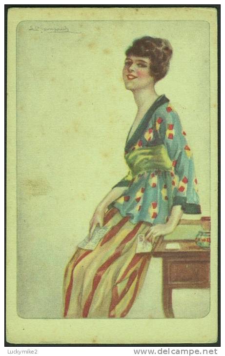 "Young Woman"  Illustrated By  'S.Bompard',   C1910.      G-110 - Other & Unclassified