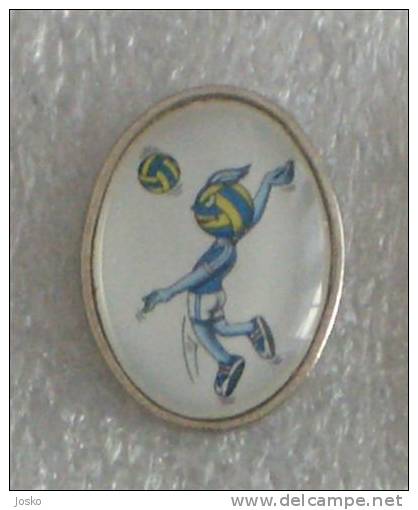 VOLLEYBALL Pin Badge Volley Ball Flugball Flugbaelle Voleibol Balonvolea Pallavolo - Volleybal