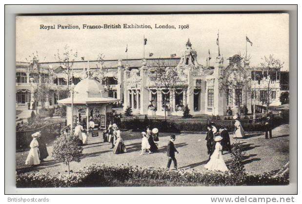 Franco-British Exhibition - Royal Pavilion - Postcard 1908 - Exhibitions