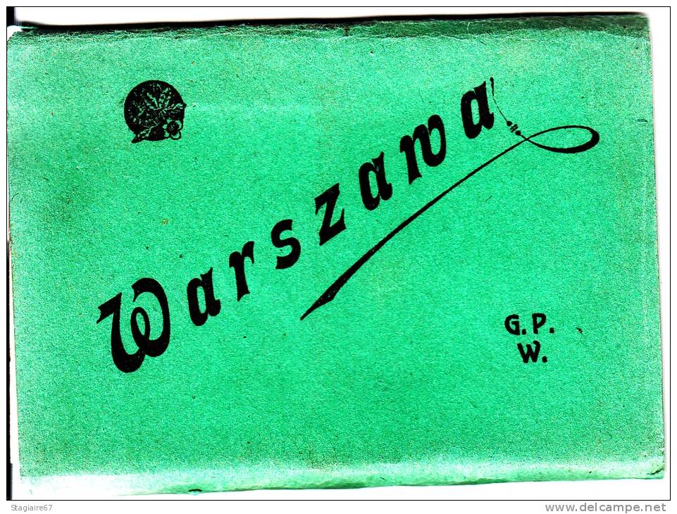 WARSZAWA WARSCHAU CARNET COMPLET 12 CARTES RARES UJAZDOWSKA ALLEE OPERHNHAUS - Pologne