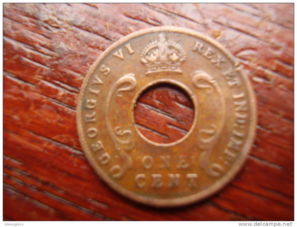 BRITISH EAST AFRICA USED ONE CENT COIN BRONZE Of 1942. - East Africa & Uganda Protectorates