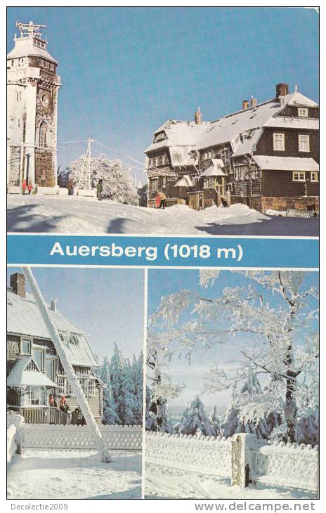 ZS31825 Germany Auersberg Multiviews Used Perfect Shape Back Scan At Request - Auersberg