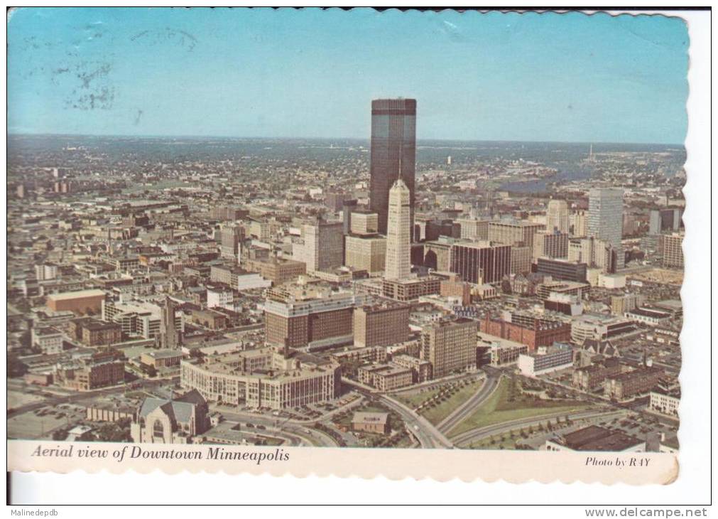 CP 1983 - Aerial View Of Downtown Minneapolis - Minneapolis