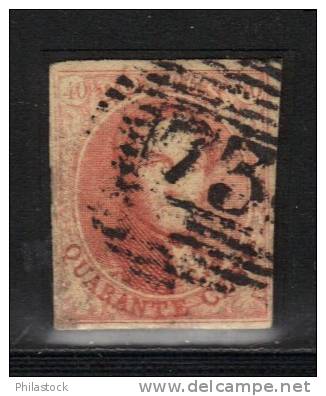 BELGIQUE N° 8 Obl. - 1851-1857 Medaillons (6/8)