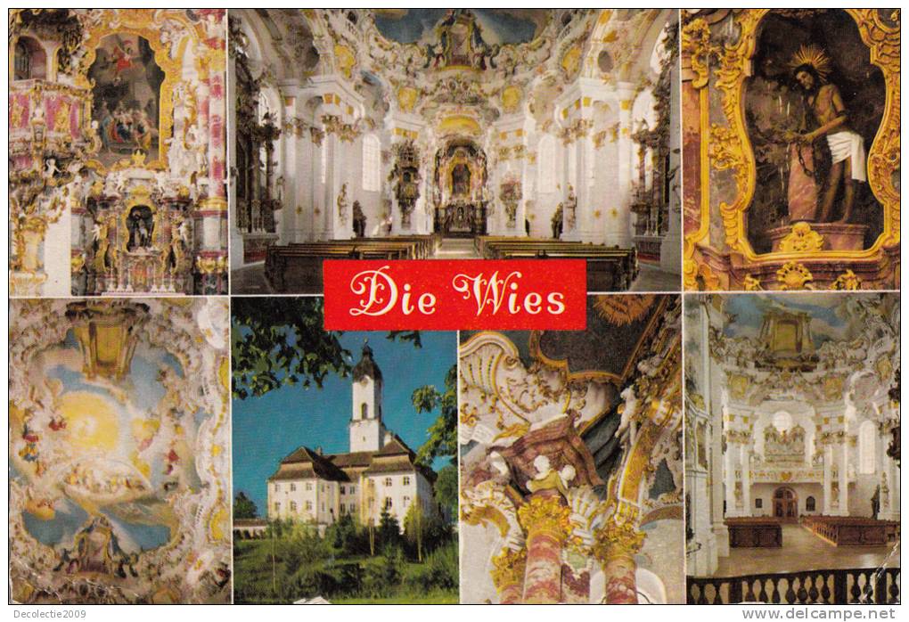 ZS31928 Germany Wies Church Multiviews Used Perfect Shape Back Scan At Request - Weilheim