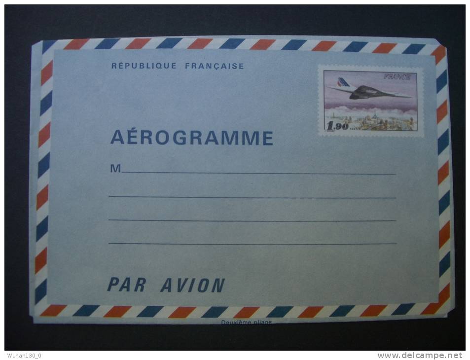 FRANCE  Entiers Postaux De 1977 - 1980  "  Avion CONCORDE   "    N° 1005 - AER - Aérogrammes