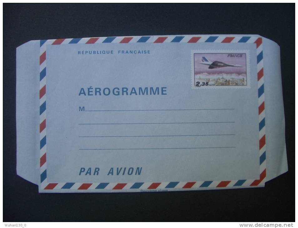 FRANCE  Entiers Postaux De 1977 - 1980  "  Avion CONCORDE   "    N° 1007 - AER - Aerogramme