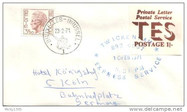 Großbritannien / United Kingdom - 1971 Streikpost / Strike Mail Authorised Service (B918) - Local Issues