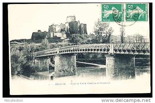 64 BIDACHE /  Pont Et Vieux Château De Gramont  / - Bidache