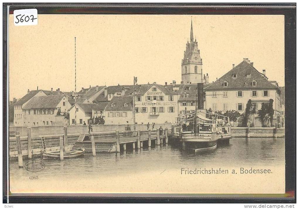FRIEDRICHSHAFEN AM BODENSEE - SCHIFFAHRT - TB - Friedrichshafen