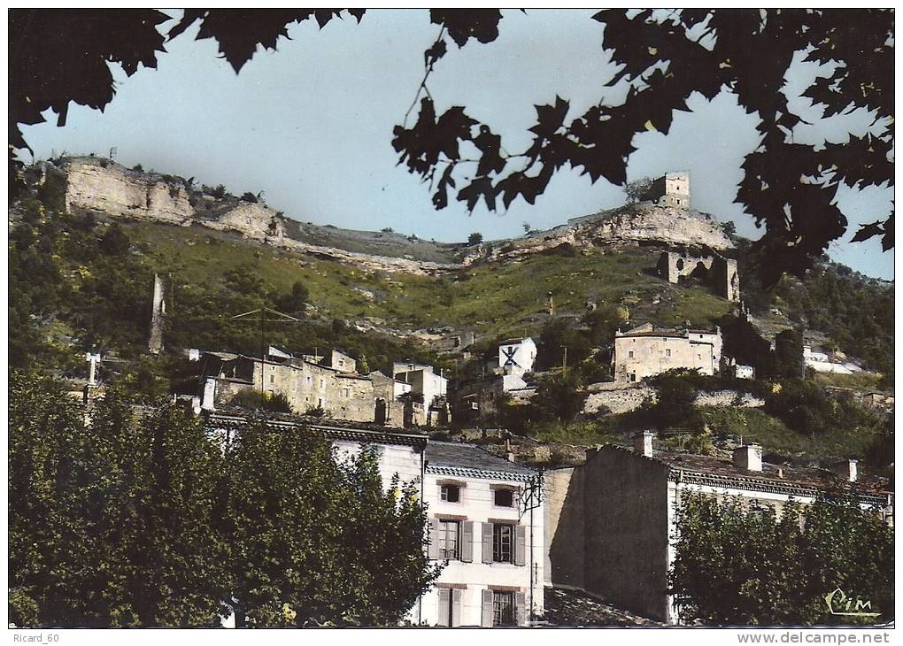 Cpsm Le Teil, Les Ruines Du Château Féodal - Le Teil