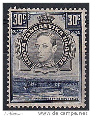 Msc504 Kenya Uganda And Tanganyika (KUT) 1938, SG141b 30c KGVI Definitive,  Mounted Mint - Kenya, Ouganda & Tanganyika