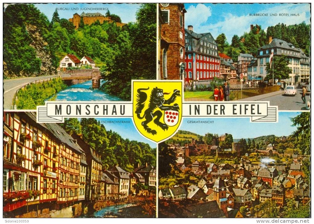 Allemagne Carte Postale De Monschau : Multi-vues - Monschau