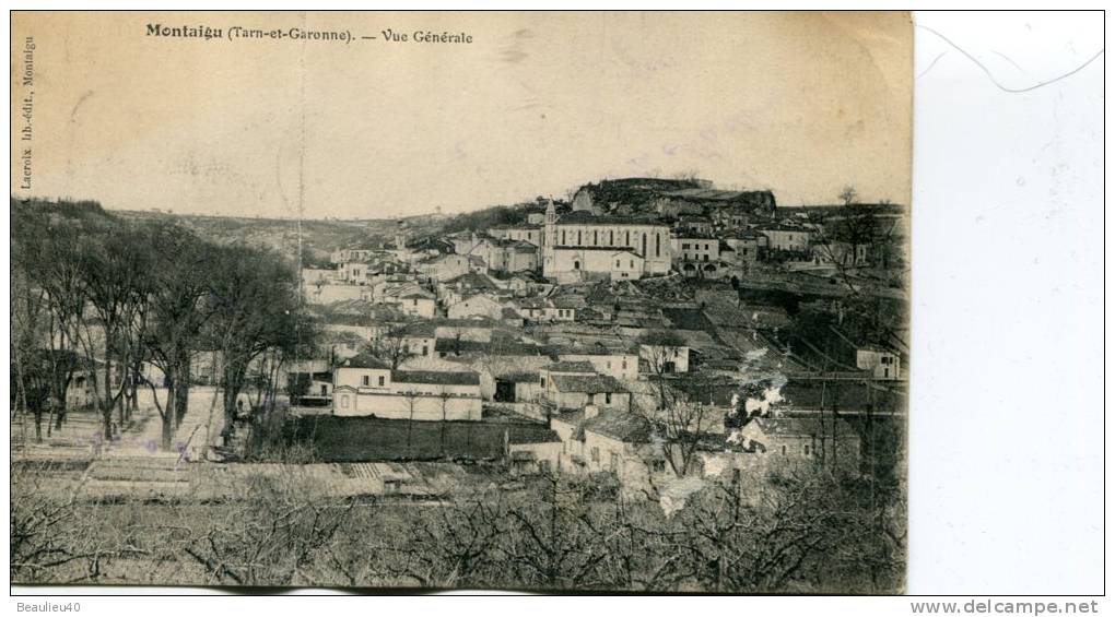 MONTAIGU   VUE GÉNÉRALE - Montaigu De Quercy